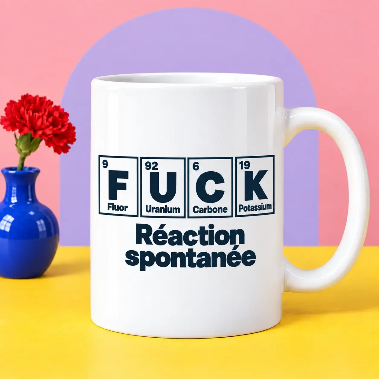Mug - FUCK - Réaction spontanée