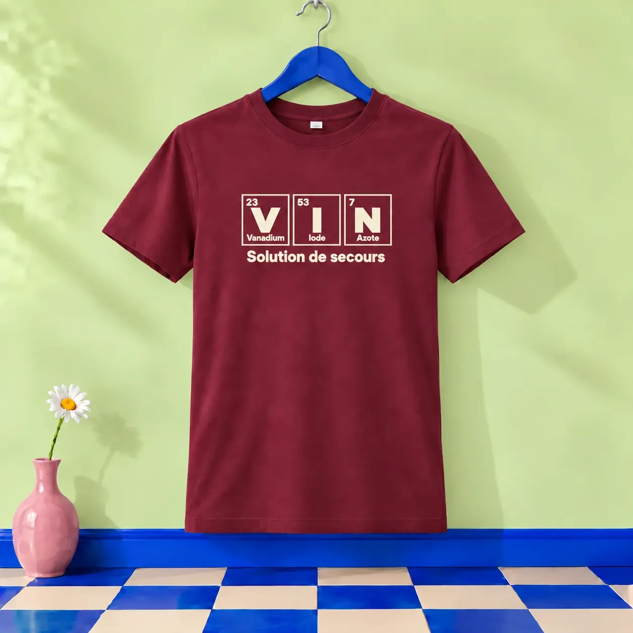 Tee-shirt Vin - Solution de secours