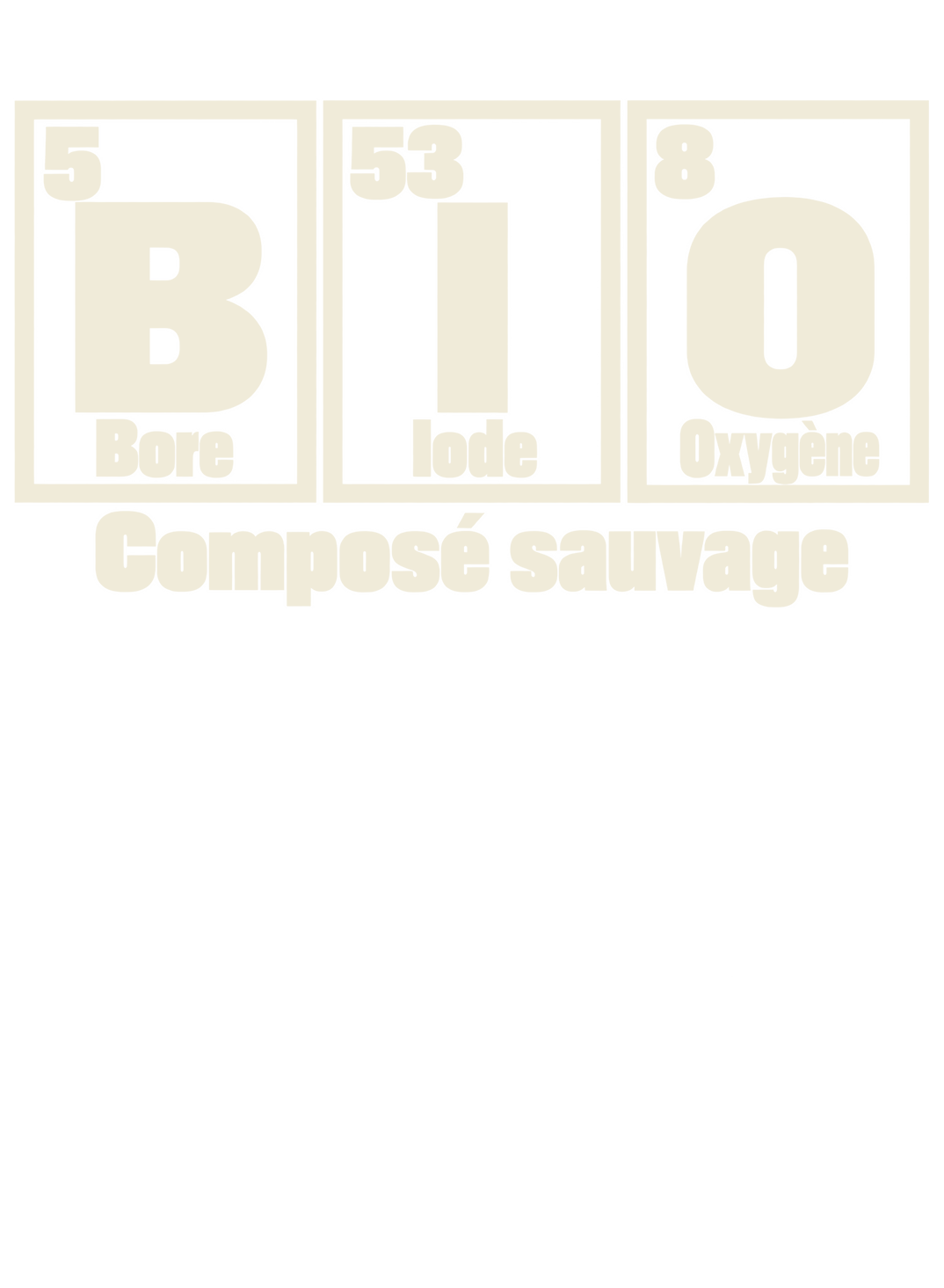 BIO - Composé sauvage — impression A4