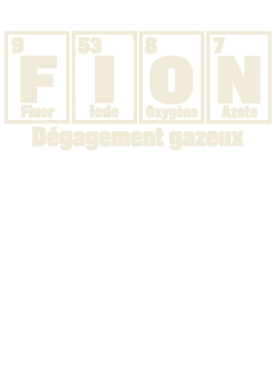 FION - Dégagement gazeux — impression A4